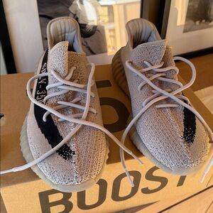 Adidas Yeezy Boost 350 V2 in Beige and Black